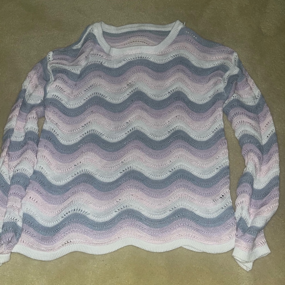 Sweater, slightly see through, SHEIN, nice over a tank top! Size L never worn